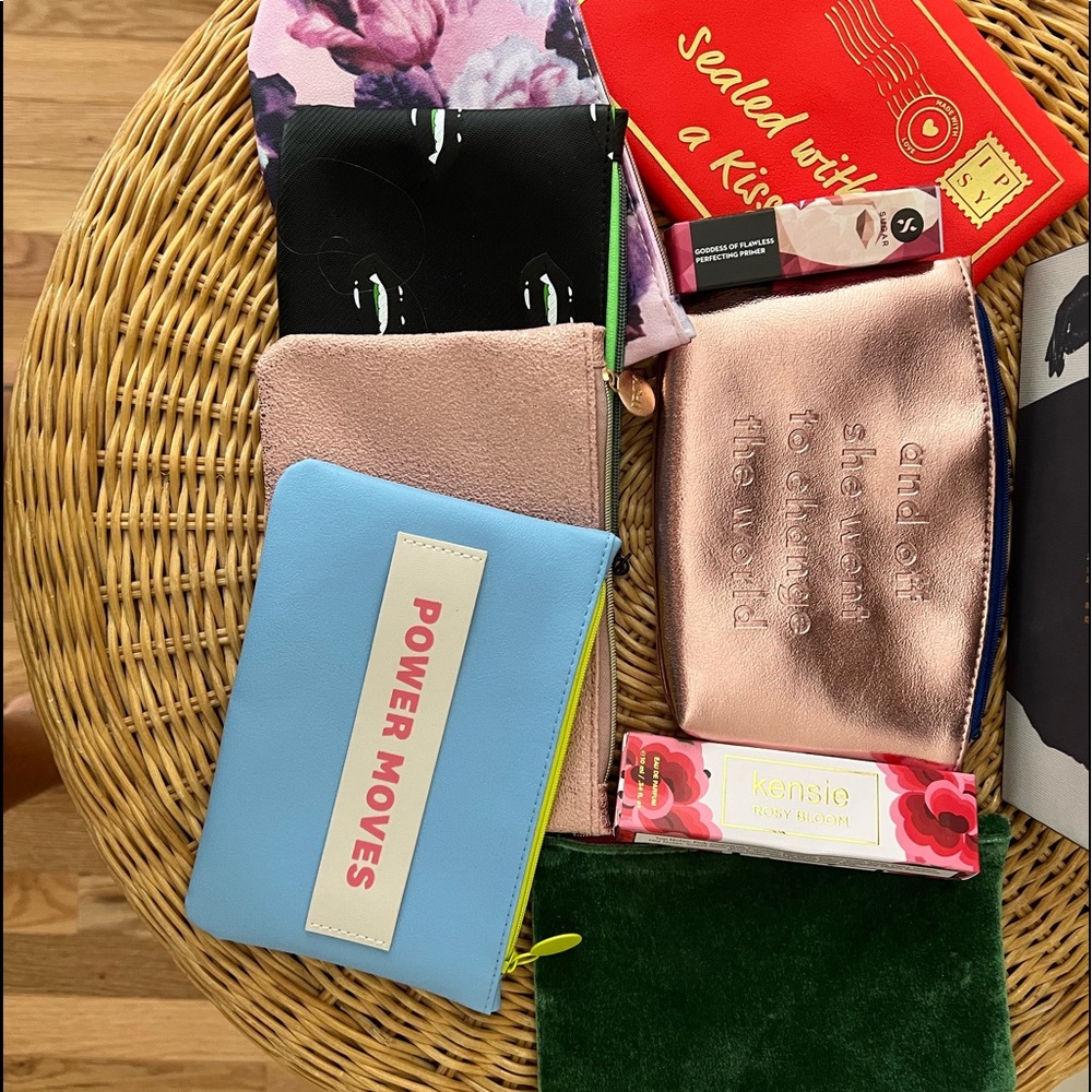 Ipsy variety of 7 makeup bags